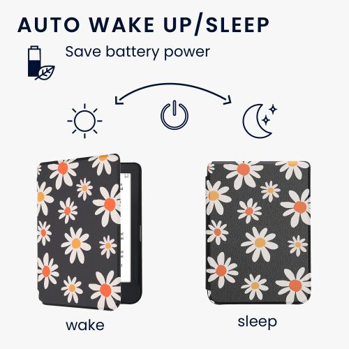 Husa kwmobile pentru Kobo Clara 2E, Piele ecologica, Multicolor, 60056.26