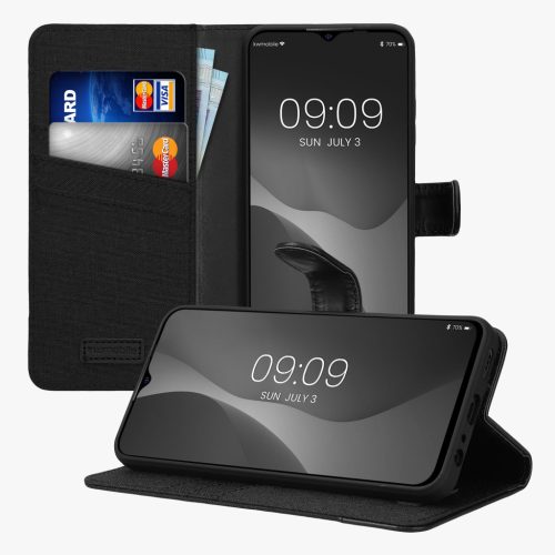 Husa Kwmobile pentru Ulefone Note 16 Pro, Negru, Textil/Silicon, 61723.73