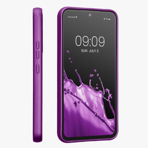 Husa Kwmobile pentru Samsung Galaxy A54 5G, Violet, Silicon, 60797.24