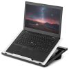 Masa reglabila laptop Navaris, suport 9 unghiuri, pentru birou si acasa, negru, plastic/textil