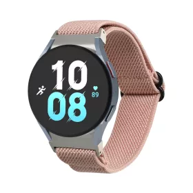   Curea Kwmobile pentru Samsung Galaxy Watch 5/Galaxy Watch 5 Pro/Galaxy Watch 4, Roz deschis, Nylon, KWM000024XZ002C