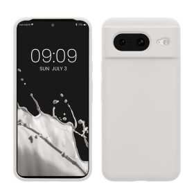   Husa Kwmobile pentru Google Pixel 8, Alb, Silicon, KWM000020JF002C