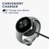 Cablu de incarcare USB Kwmobile pentru Google Pixel Watch 2, Negru, Plastic, KWM0000255M001C
