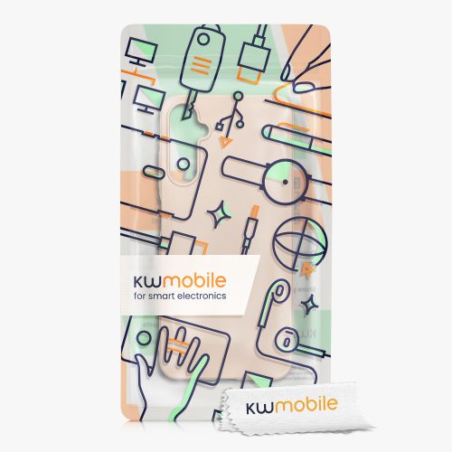 Husa Kwmobile pentru Samsung Galaxy A05s, Auriu, Silicon, KWM000021NA005C