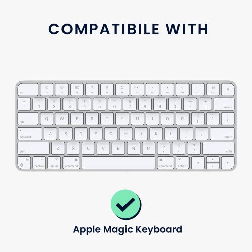 Autocolant tastatura Kwmobile pentru Apple Magic Keyboard, Multicolor, Plastic, KWM000025CS002C