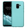 Husa Kwmobile pentru Samsung Galaxy A8 (2018), Verde deschis, Silicon, KWM0000093L014C