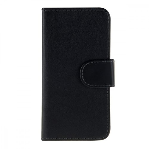 Husa pentru Apple iPhone 5 / iPhone 5s / iPhone SE, Piele ecologica, Negru, 12261.01