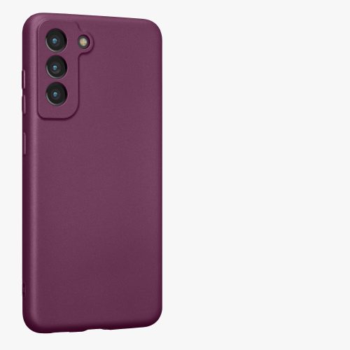 Husa kwmobile pentru Samsung Galaxy S21 FE, Silicon, Mov, 55485.230