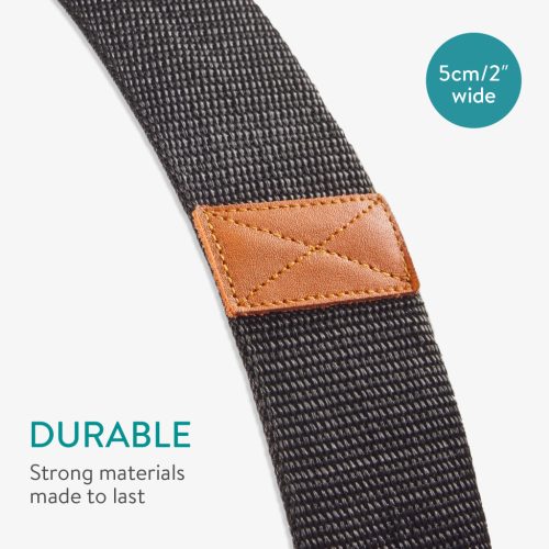 Set 2 Linii Volleyball Navaris, 16m si 8m, Nylon, pentru teren de volei, negru, 60456.01