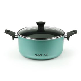   Oala Flonal The Wall cu 2 manere si capac din sticla, 24 cm, antiaderent PB-Tech, pentru gaz/electric/vitroceramic